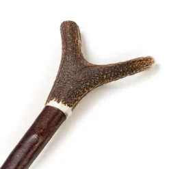 Abbeyhorn X Mj - Hiking Pole Made Of Deer Antlers