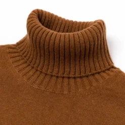 Alta Badia Turtleneck Sweater Made Of Pure Duvet Cashmere