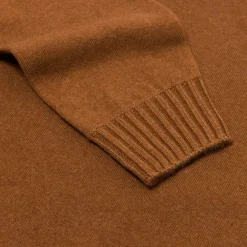 Alta Badia Turtleneck Sweater Made Of Pure Duvet Cashmere