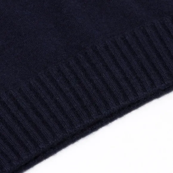 Alta Badia Turtleneck Sweater Made Of Pure Duvet Cashmere