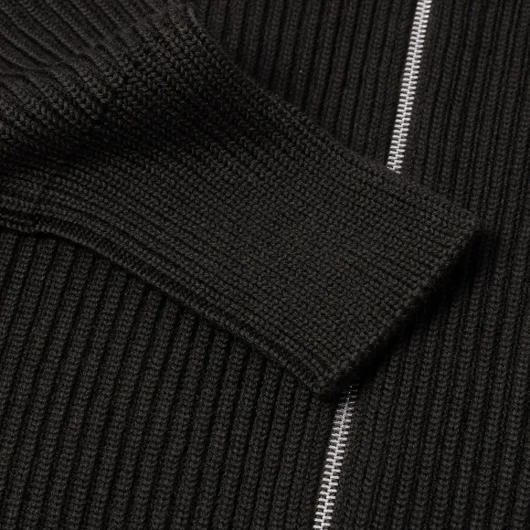 Andersen-Andersen X Mj: Cardigan "Full-Zip Jacket" Made Of Pure Merino