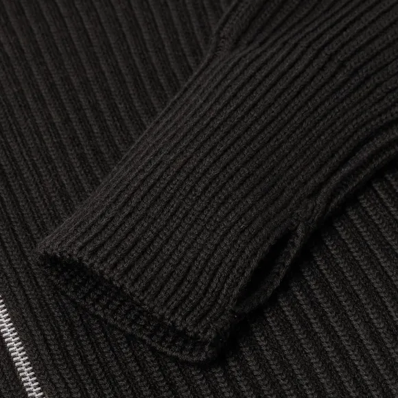 Andersen-Andersen X Mj: Cardigan "Full-Zip Jacket" Made Of Pure Merino
