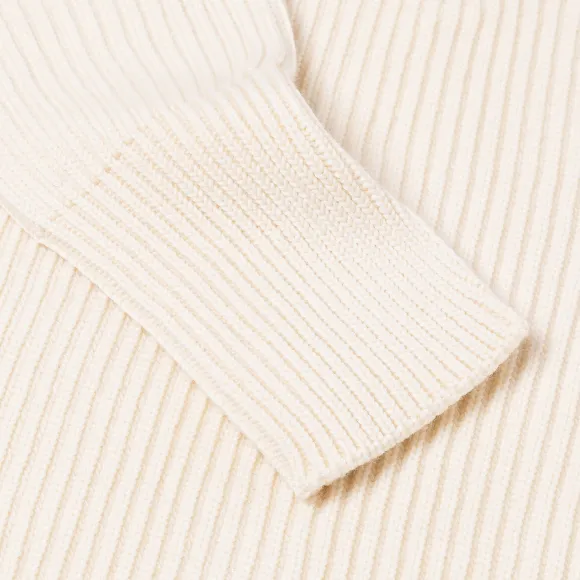Andersen-Andersen X Mj: Sweater "Half-Zip Troyer" Made Of Pure Merino