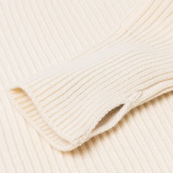 Andersen-Andersen X Mj: Sweater "Half-Zip Troyer" Made Of Pure Merino