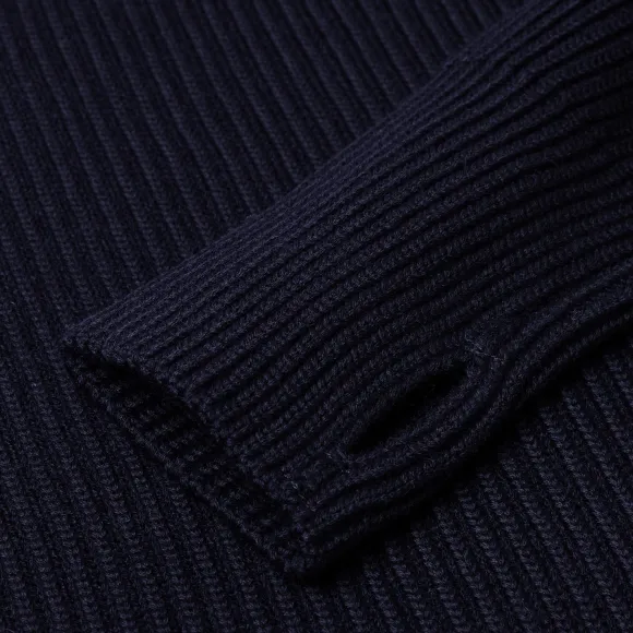 Andersen-Andersen X Mj: Sweater "Half-Zip Troyer" Made Of Pure Merino