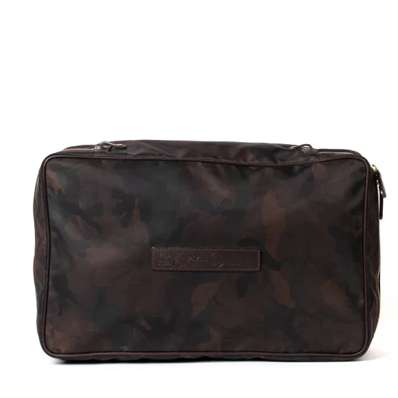 Bag "Laundry Bag" Made Of Felisi-Nylon And Saddle Leather - Handcrafte