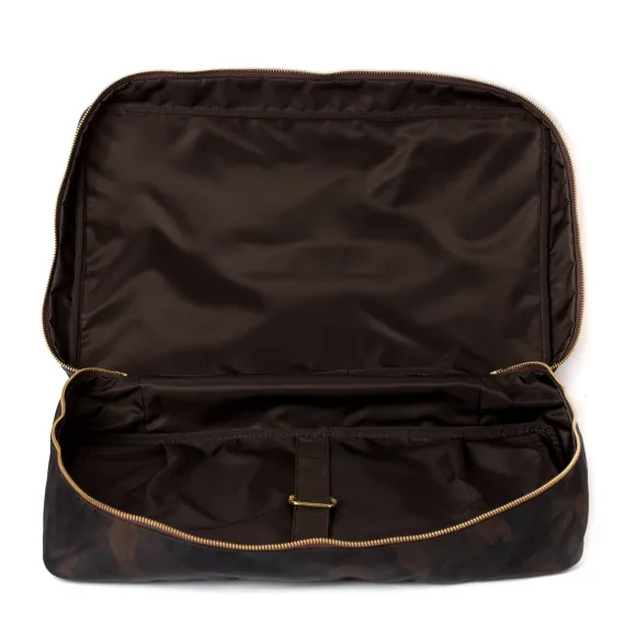 Bag "Laundry Bag" Made Of Felisi-Nylon And Saddle Leather - Handcrafte