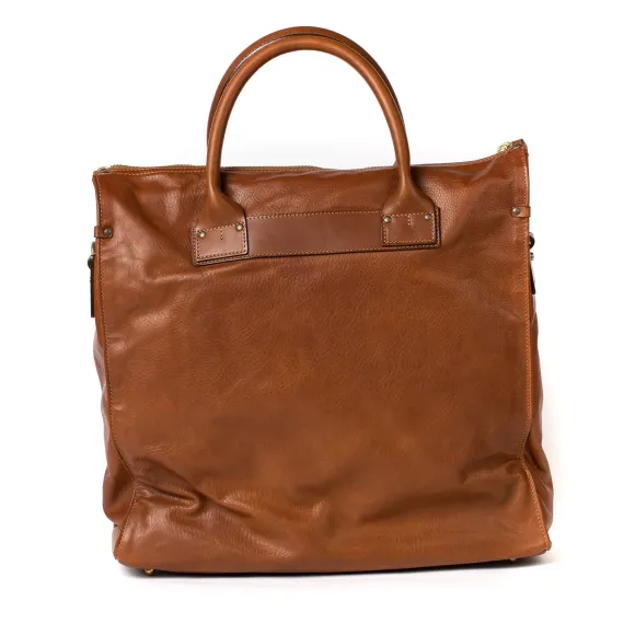 Bag "Messenger" Made Of Grained Calfskin - Handcrafted