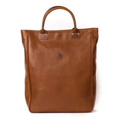 Bag "New Business Tote" Made Of Grained Calfskin - Handcrafted