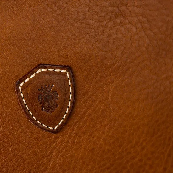 Bag "New Business Tote" Made Of Grained Calfskin - Handcrafted