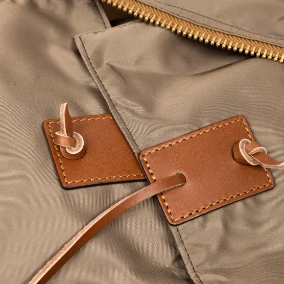 Bag "Training I" Made Of Felisi-Nylon And Saddle Leather - Handcrafted