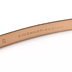 Belt Made Of Original "Taurillons" Made Of Cub Leather - Handcrafted