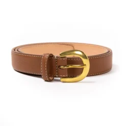 Belt Made Of Original "Taurillons" Made Of Cub Leather - Handcrafted
