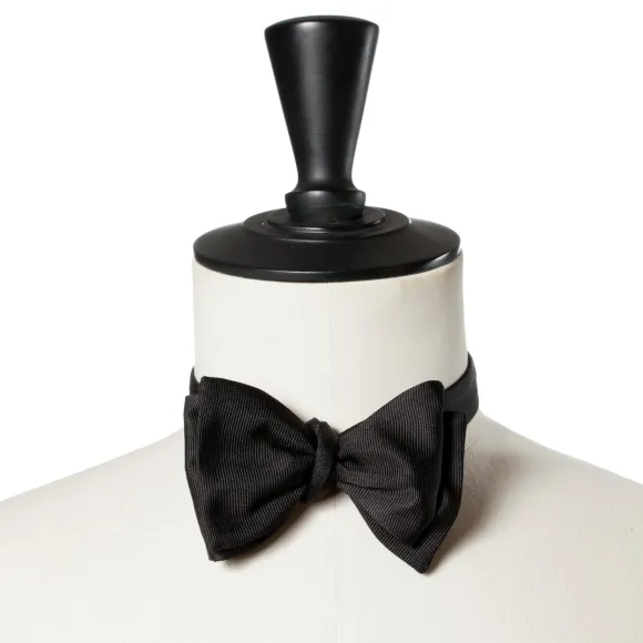 Black Bow Tie Made Of Pure Silk