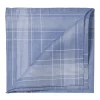 Blue Patterned Cotton Handkerchief
