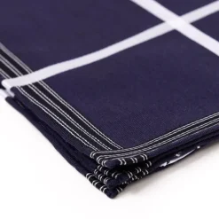 Blue Patterned Handkerchief 