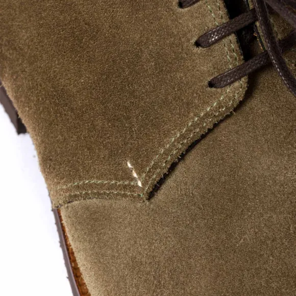 Boote "Chukka" With Lambskin Lining Made Of Suede