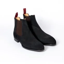 Bootee "Chelsea" Made Of Black Calfskin