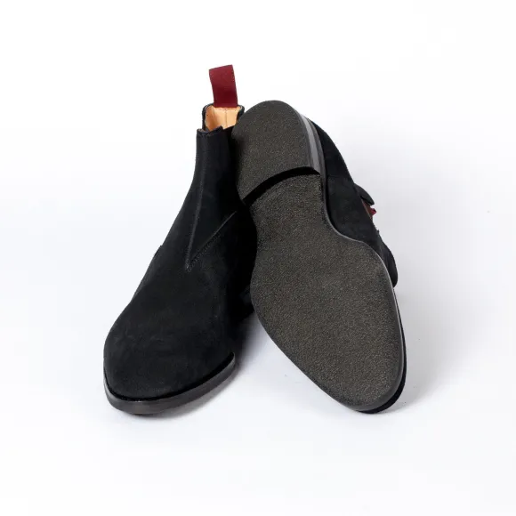Bootee "Chelsea" Made Of Black Calfskin
