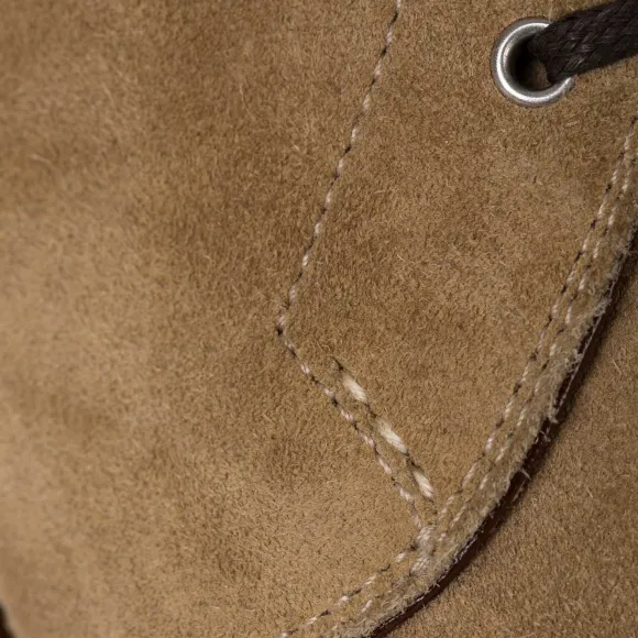Bootee "New Chukka" Aus Sandfarbenem Kudu-Antilope Rauhleder - Reine H