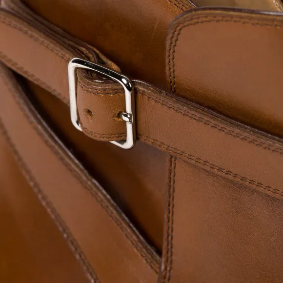 Boot "Jodhpur" Made Of Brown Calfskin - Purely Handcrafted
