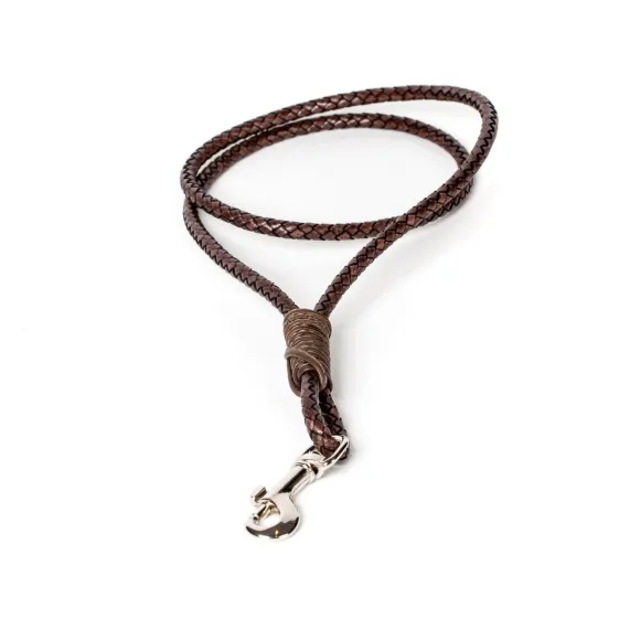 Braided Leather Band "Holder" - Handcrafted