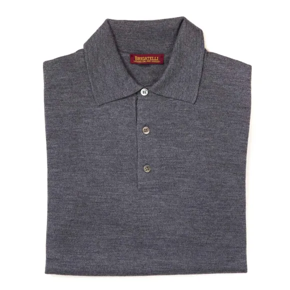 Brigatelli Dal 1922 Per Michael Jondral: Knitted Polo Made Of Finest M