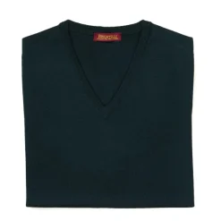 Brigatelli Dal 1922 Per Michael Jondral: V-Pullover Made Of Finest Mer