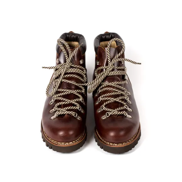 Brown Boot "Avoriaz" Made Of Waxed Calf Leather