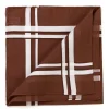 Brown Handkerchief "Picasso" Made Of Pure Cotton
