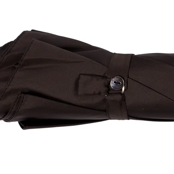Brown Umbrella "Traveller" With Wooden Handle