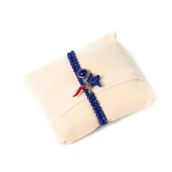 Buttonhole Necklace "Stile Galante" In Lapis Lazuli - Purely Handcraft