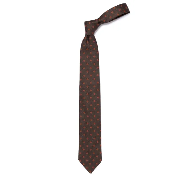 Ca Archivio Storico: Tie "Fiori Florentini" Pure Silk - Handrolled
