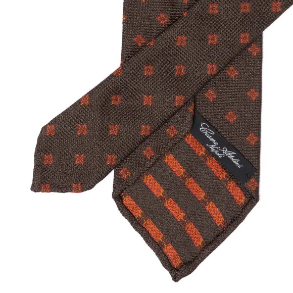 Ca Archivio Storico: Tie "Fiori Florentini" Pure Silk - Handrolled