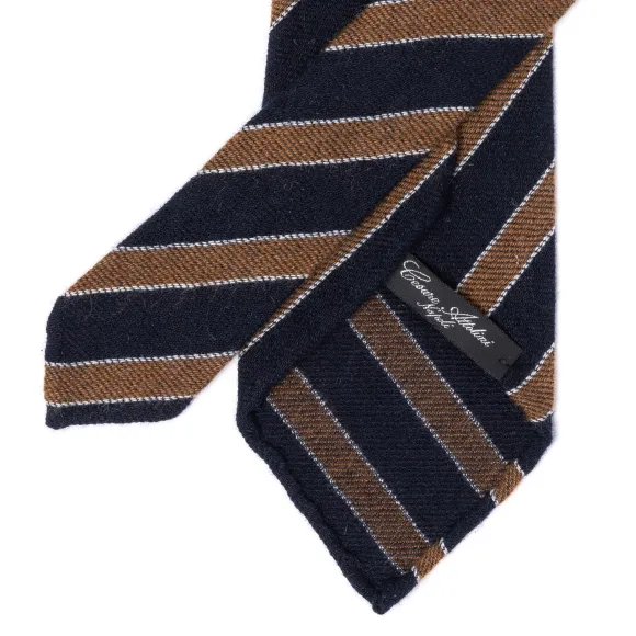 Ca Archivio Storico: Tie "Lusso Inglese" In Pure Cashmere - Handrolled