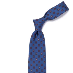 Ca Archivio Storico: Tie "Medaglione Quadretto" In Pure Silk - Handrol