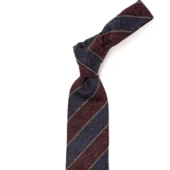 Ca Archivio Storico: Tie "Nuova Universita" In Wool And Silk - Handrol