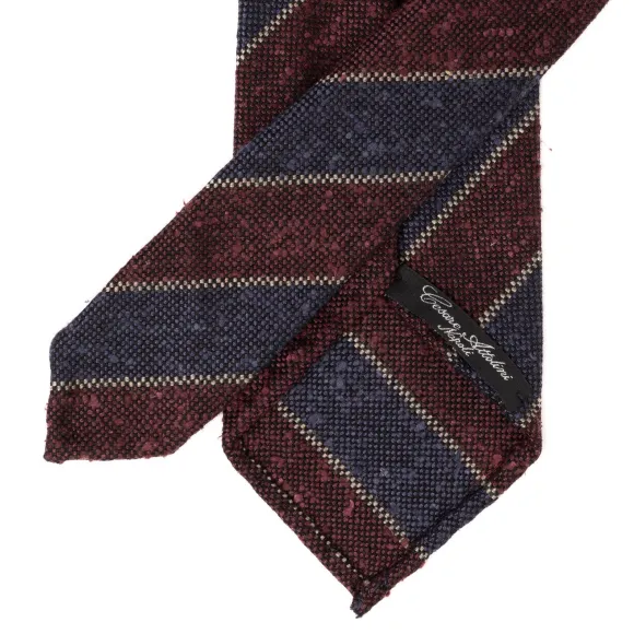 Ca Archivio Storico: Tie "Nuova Universita" In Wool And Silk - Handrol