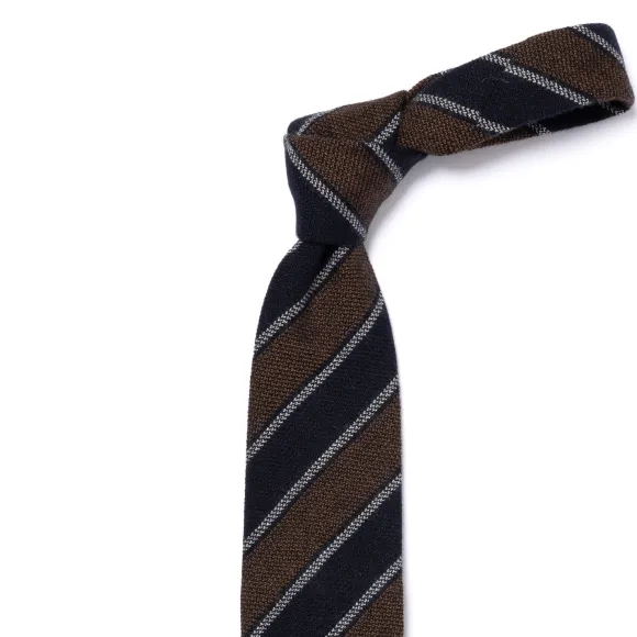 Ca Archivio Storico: Tie "Nuovo Reggimento" In Pure Cashmere - Handrol
