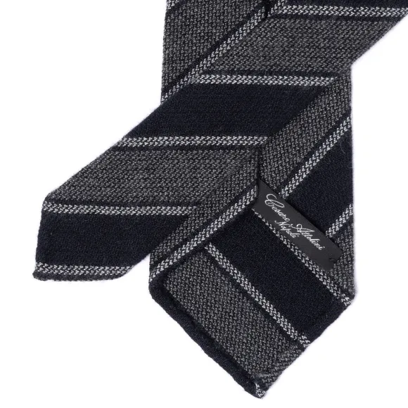 Ca Archivio Storico: Tie "Nuovo Reggimento" In Pure Cashmere - Handrol