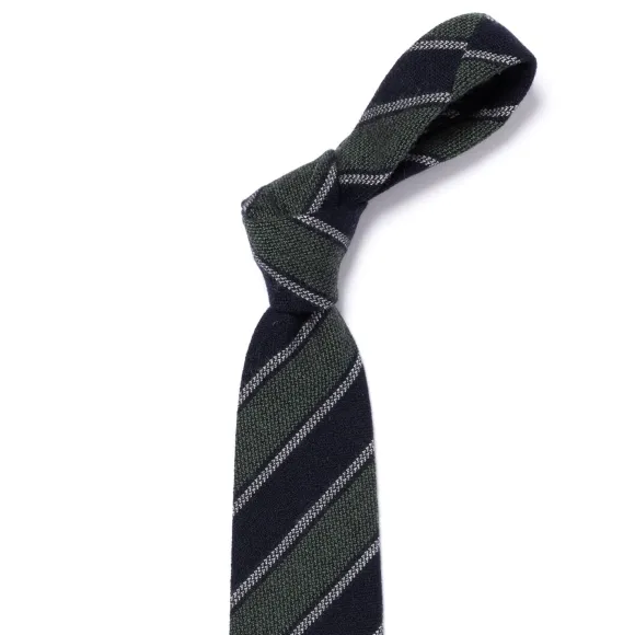 Ca Archivio Storico: Tie "Nuovo Reggimento" In Pure Cashmere - Handrol