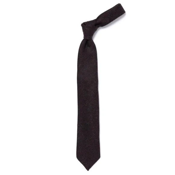 Ca Archivio Storico: Tie "Nuovo Tweed" In Pure Wool - Hand Rolled