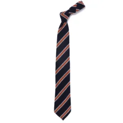Ca Archivio Storico: Tie "Nuovo Collegio" In Pure Cashmere - Handrolle