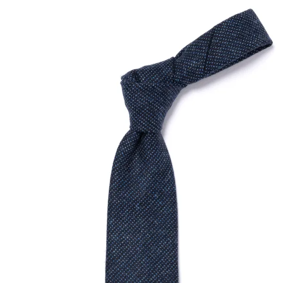 Ca Archivio Storico: Tie "Nuovo Tweed" In Pure Wool - Hand Rolled