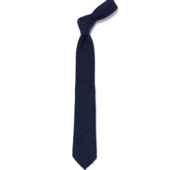 Ca Archivio Storico: Tie "Puntini" In Pure Cashmere - Handrolled