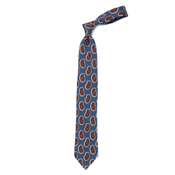 Ca Archivio Storico: Tie "Reni Divertenti" In Pure Silk - Handrolled
