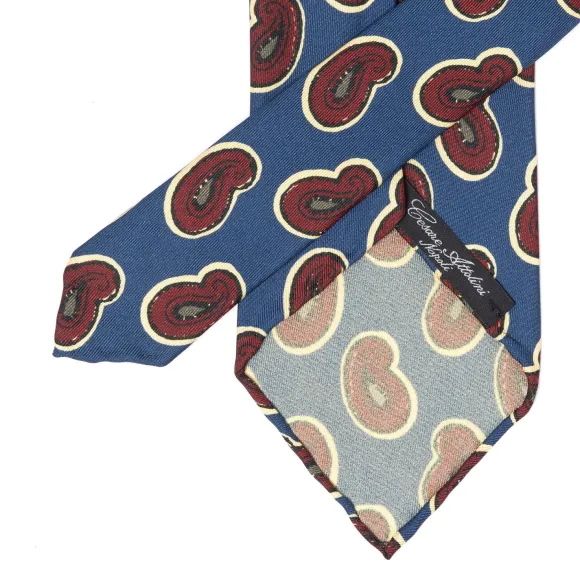 Ca Archivio Storico: Tie "Reni Divertenti" In Pure Silk - Handrolled