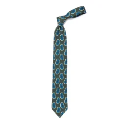 Ca Archivio Storico: Tie "Reni Divertenti" In Pure Silk - Handrolled