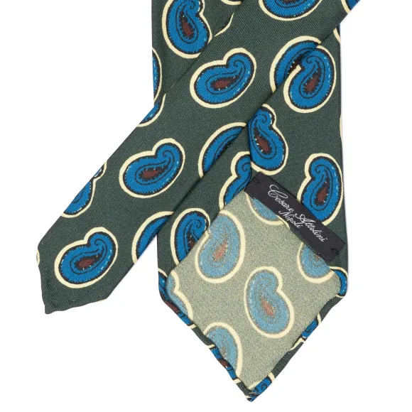 Ca Archivio Storico: Tie "Reni Divertenti" In Pure Silk - Handrolled