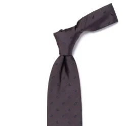 Ca Archivio Storico: Tie "Reni Minuscoli" In Pure Silk - Handrolled